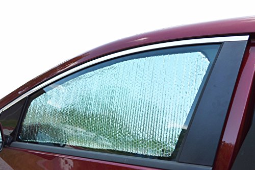 Set of 2 Custom Fit Automotive Reflective Front Seat Side Window Sunshade for 2014 2015 2016 Scion TC Coupe