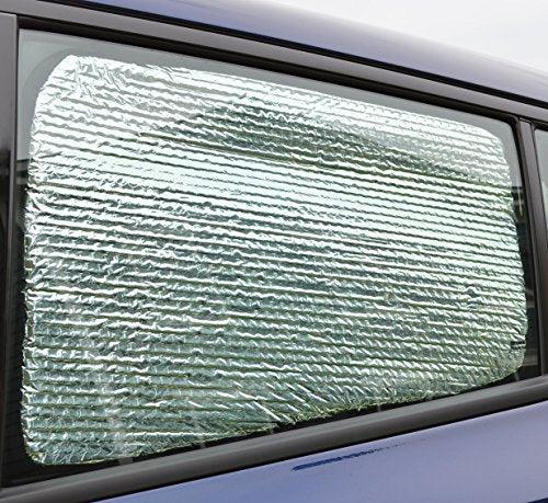 Set of 2 Custom Fit Automotive Reflective Rear Seat Side Window Sunshade for 2016 2017 2018 Land Rover Discovery