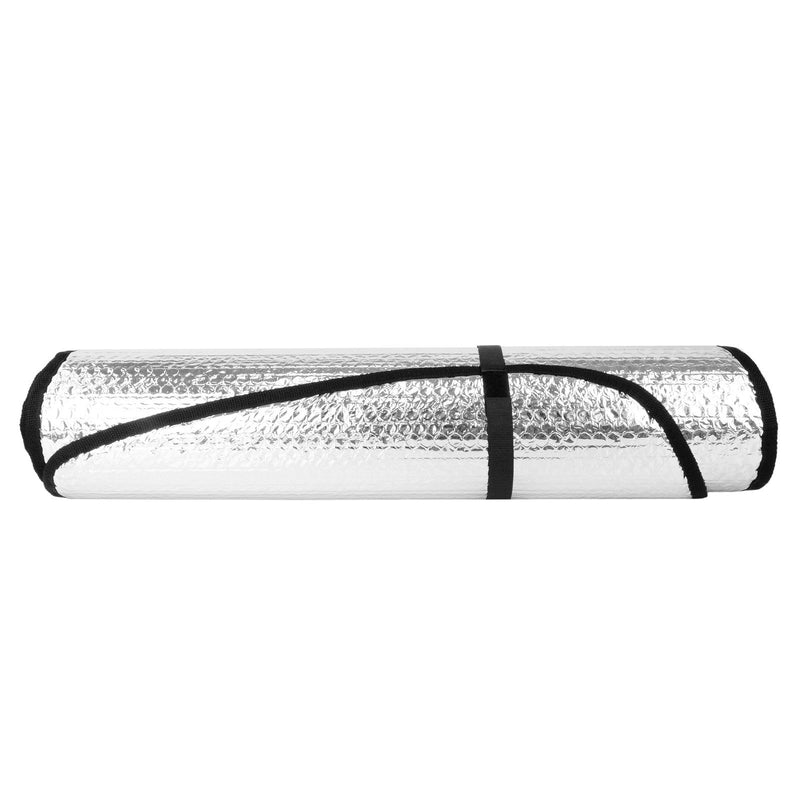 Sunshade rolled up with its strap