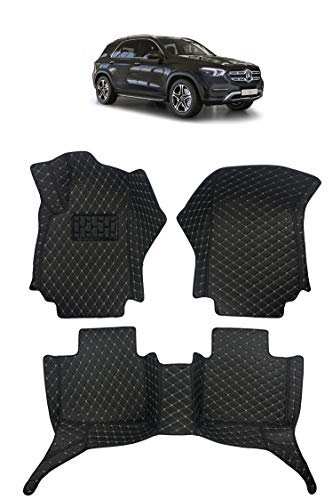 Custom Fit [Made in USA] All Weather Heavy Duty Full Coverage Floor Mat Floor Protection [Front and Rear] for 2016 2017 2018 2019 Mercedes Benz GLE Class GLE400 4Matic - Black Single Layer