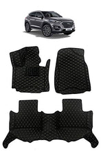 Load image into Gallery viewer, Custom Fit [Made in USA] All Weather Heavy Duty Full Coverage Floor Mat Floor Protection [Front and Rear] for 2019 2020 2021 Hyundai Tucson - Black Single Layer