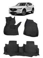 Load image into Gallery viewer, Custom Fit [Made in USA] All Weather Heavy Duty Full Coverage Floor Mat Floor Protection [Front and Rear] for 2017 2018 2019 2020 Mazda CX-5 - Black Single Layer