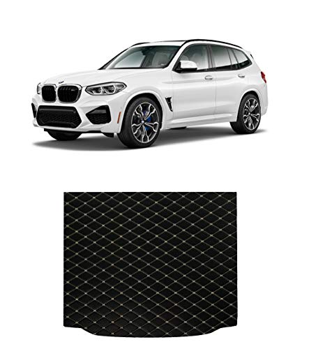 Custom Fit [Made in USA] All Weather Heavy Duty Trunk Cargo Liner for 2018 2019 2020 2021 BMW X3 SUV - Black 2D Flat