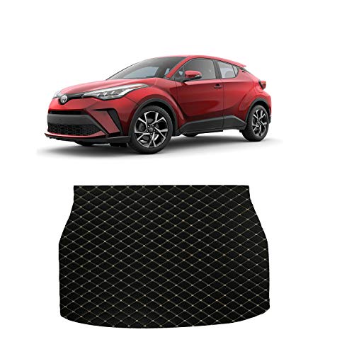 Custom Fit [Made in USA] All Weather Heavy Duty Trunk Cargo Liner for 2018 2019 2020 Toyota CH-R CHR Crossover - Black 2D Flat