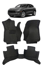 Load image into Gallery viewer, Custom Fit [Made in USA] All Weather Heavy Duty Full Coverage Floor Mat Floor Protection [Front and Rear] for 2014 2015 2016 2017 2018 2019 2020 2021 Porsche Macan - Black Single Layer