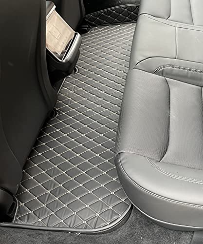 Custom Fit [Made in USA] All Weather Heavy Duty Full Coverage Floor Mat Floor Protection [Front and Rear] for 2022 Honda Civic - Black Single Layer