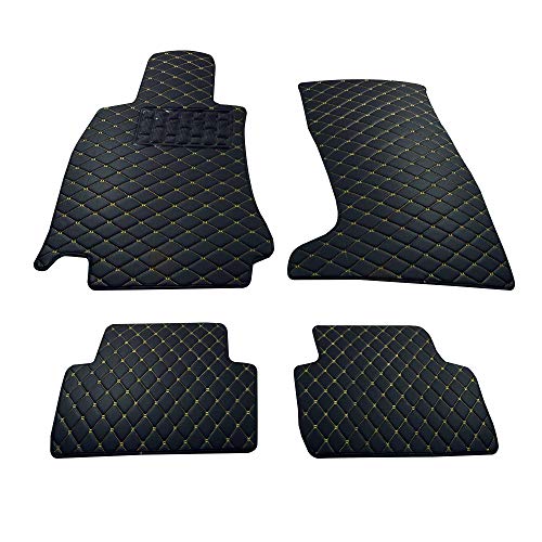 Custom Fit [Made in USA] All Weather Heavy Duty Floor Mat Floor Protection [Front and Rear] for 2019 2020 Volvo XC40 - Black 2D Flat