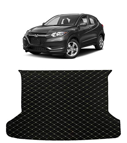 Custom Fit [Made in USA] All Weather Heavy Duty Trunk Cargo Liner for 2015 2016 2017 2018 2019 Honda HR-V HRV - Black 2D Flat