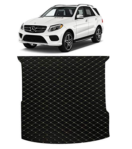 Custom Fit [Made in USA] All Weather Heavy Duty Trunk Cargo Liner for 2016 2017 2018 2019 Mercedes Benz GLE Class GLE400 4Matic - Black 2D Flat