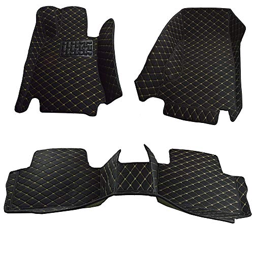 Custom Fit [Made in USA] All Weather Heavy Duty Full Coverage Floor Mat Floor Protection [Front and Rear] for 2013 2014 2015 2016 2017 2018 2019 2020 2021 Ford EcoSport - Black Single Layer