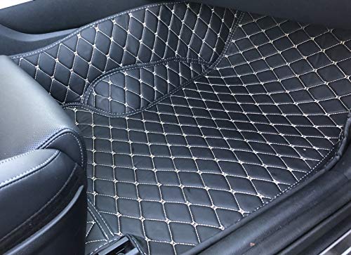 Custom Fit [Made in USA] All Weather Heavy Duty Full coverage Floor Mat Floor Protection [Front and Rear] for 2017 2018 2019 2020 2021 Mercedes Benz E Class E300 E450 4Matic Sedan - Black Single Layer