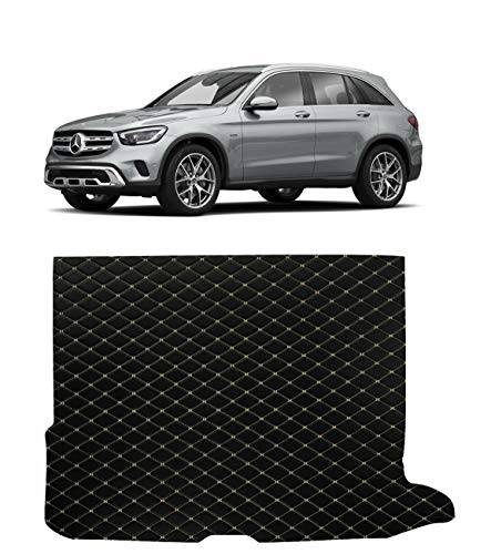 Custom Fit [Made in USA] All Weather Heavy Duty Trunk Cargo Liner for 2016 2017 2018 2019 Mercedes Benz GLC Class GLC300 - Black 2D Flat